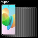 Per TECNO Spark 20C 50 pezzi 0,26 mm 9H 2,5D pellicola in vetro temperato
