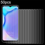 Per DOOGEE N50 Pro 50 pezzi 0,26 mm 9H 2,5D pellicola in vetro temperato
