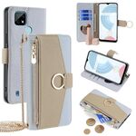Custodia per telefono in pelle con trama crossbody Litchi per Nokia C21 (blu)
