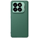 Custodia per telefono con foro preciso per specchio con texture CD NILLKIN per Xiaomi 14 Pro (verde)