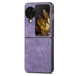 Custodia antiurto per borsa per PC in pelle vintage OPPO Find N3 (viola)