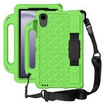 Per Samsung Tab A9 8.7 X110 / X115 Custodia tablet con custodia antiurto EVA serie Diamond (verde)