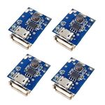 4 pz 5 V Convertitore Boost Modulo di Alimentazione Step-Up Batteria al Litio Scheda di Protezione Ricarica Display a LED per Caricatore Fai da Te 134N3P, Interfaccia: Micro USB