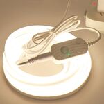 Striscia luminosa flessibile con sensore corpo LED da 2 m Striscia luminosa USB con sensore intelligente (bianco caldo)
