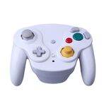 Per NGC Gamepad 2.4G Gamepad wireless compatibile con Wii (bianco)