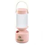 Luce notturna da comodino a LED dimmerabile tripolare, luce ambientale decorativa da campeggio (rosa)