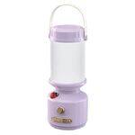 Luce notturna da comodino a LED dimmerabile tripolare, luce ambientale decorativa da campeggio (viola)