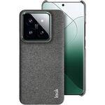 Per Xiaomi 14 5G imak Ruiyi Series Texture in tessuto PU + custodia per telefono PC (grigio scuro)