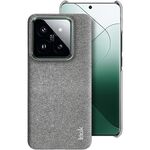 Per Xiaomi 14 Pro 5G imak Ruiyi Series Texture in tessuto PU + custodia per telefono PC (grigio chiaro)