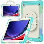 Custodia per tablet PC idrica in silicone per Samsung Galaxy Tab A9+ con tracolla (colorato blu)