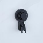 Gancio a ventosa da parete resistente Gancio multiuso a rotazione libera (nero)