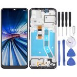Per Boost Mobile Celero 5G LCD Screen Digitizer assemblaggio completo con cornice (nero)