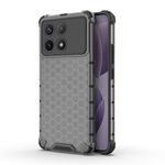 Per Redmi K70 Pro Custodia antiurto per telefono a nido d'ape (nera)