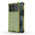 Custodia per telefono a nido d'ape antiurto per Redmi K70E (verde)