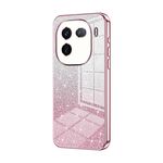 Custodia per telefono elettrolitico in polvere glitterata per vivo iQOO 12 (rosa)
