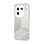 Per vivo iQOO 12 Custodia per telefono elettrolitico in polvere glitter sfumata (trasparente)