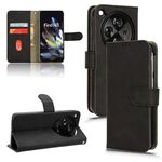 Custodia per telefono in pelle con vibrazione magnetica Skin Feel per OPPO Find N3 (nera)