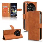 Per OPPO Find N3 Skin Feel custodia magnetica in pelle con vibrazione (marrone)