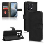 Per Xiaomi Redmi K70 / K70 Pro Custodia per telefono in pelle con vibrazione magnetica Skin Feel (nera)