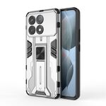 Custodia per telefono TPU ibrida per PC Supersonic Armor per Redmi K70 Pro (argento)