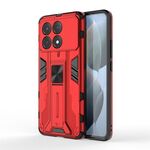 Per Redmi K70E Custodia per telefono ibrida in TPU Supersonic Armor per PC (rossa)