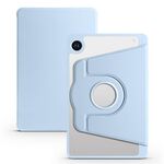 Per Samsung Galaxy Tab A9 Custodia in pelle per tablet intelligente con rotazione a 360 gradi in acrilico (blu ghiaccio)