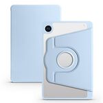 Per Samsung Galaxy Tab A9+ Custodia in pelle per tablet intelligente con rotazione a 360 gradi in acrilico (blu ghiaccio)