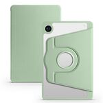 Per Samsung Galaxy Tab A9+ Custodia in pelle per tablet intelligente con rotazione a 360 gradi in acrilico (verde)
