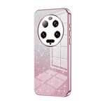 Per Xiaomi 13 Custodia per telefono elettrolitico in polvere glitter ultra sfumata (rosa)