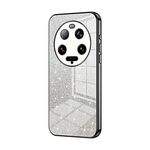 Per Xiaomi 13 Custodia per telefono elettrolitico in polvere glitter ultra sfumata (nera)