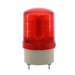 Spia luminosa a LED rotante Spia di allarme acustico (rossa)