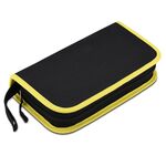 Borsa per attrezzi in tessuto Oxford per saldatore, 24,5 x 12 x 5 cm, per accessori elettronici (giallo medio)