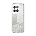 Per Xiaomi 14 Pro Custodia per telefono elettrolitico in polvere glitter sfumata (trasparente)