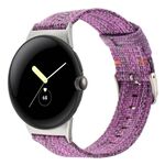 Per Google Pixel Watch 2 / Pixel Watch cinturino in tela di nylon (viola)