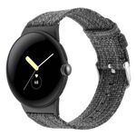 Per Google Pixel Watch 2 / Pixel Watch Cinturino in tela di nylon (grigio)