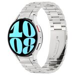 Per Samsung Galaxy Watch6/6 Classic/5/5 Pro Cinturino in metallo a tre sfere stile pulsante (Argento)