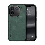 Custodia per telefono posteriore in pelle magnetica per vivo iQOO 12 Pro Skin Feel (verde)