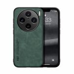 Custodia per telefono con retro in pelle magnetica Skin Feel per vivo X100 Pro (verde)