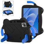 Per DOOGEE T30 Pro 11 2023 Ice Baby EVA Custodia rigida antiurto per tablet PC (nero + blu)