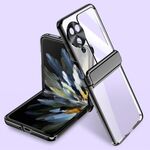 Per OPPO Find N3 Flip Custodia elettrolitica con cerniera integrale Custodia antiurto per telefono (Nero)