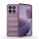 Per Xiaomi Redmi K70 / K70 Pro 5G Magic Shield TPU + custodia per telefono in flanella (viola)