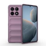 Per Xiaomi Redmi K70E 5G Magic Shield TPU + custodia per telefono in flanella (viola)