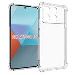 Per Xiaomi Redmi K70 Pro Custodia per telefono in TPU antiurto antiscivolo (trasparente)