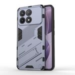 Per Xiaomi Redmi K70 5G Punk Armor 2 in 1 PC + Custodia per telefono in TPU con supporto (grigio)