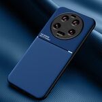 Per Xiaomi 13 Ultra Classic Tilt Strip Grain Magnetico Antiurto PC + Custodia per telefono in TPU (Blu)