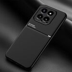 Per Xiaomi 14 Classic Tilt Strip Grain Magnetico Antiurto PC + Custodia per telefono in TPU (Nero)