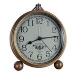 Sveglia retrò in ferro Orologio al quarzo da tavolo semplice, stile: numero arabo