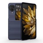 Per OPPO Find N3 Flip Magic Shield Fold Custodia antiurto per PC (blu scuro)