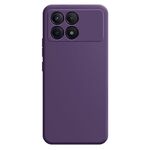 Per Xiaomi Redmi K70 Pro Custodia per telefono in silicone liquido imitazione (viola scuro)