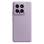Per Xiaomi 14 Custodia per telefono in silicone liquido imitazione (viola chiaro)